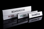 Professional door & desk plaques options for your department. Image 5