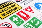 We can produce customised safety signs on corflute, PVC, vinyl & other materials. Image 1